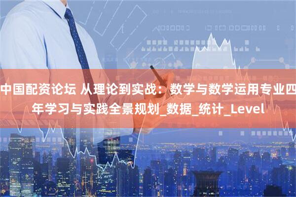 中国配资论坛 从理论到实战：数学与数学运用专业四年学习与实践全景规划_数据_统计_Level